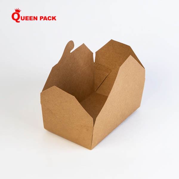 Hộp giấy Kraft QP-D - Bao Bì Thực Phẩm Queen Pack - Công ty TNHH Queen Pack